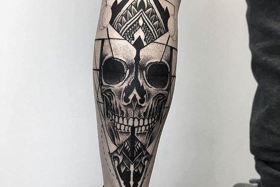 tatouage homme mollet