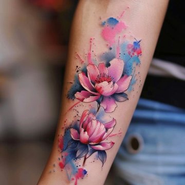tatouages aquarelle