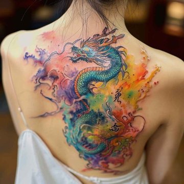 tatouages aquarelle