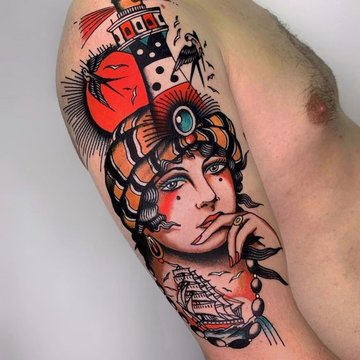 Tatouages Old School